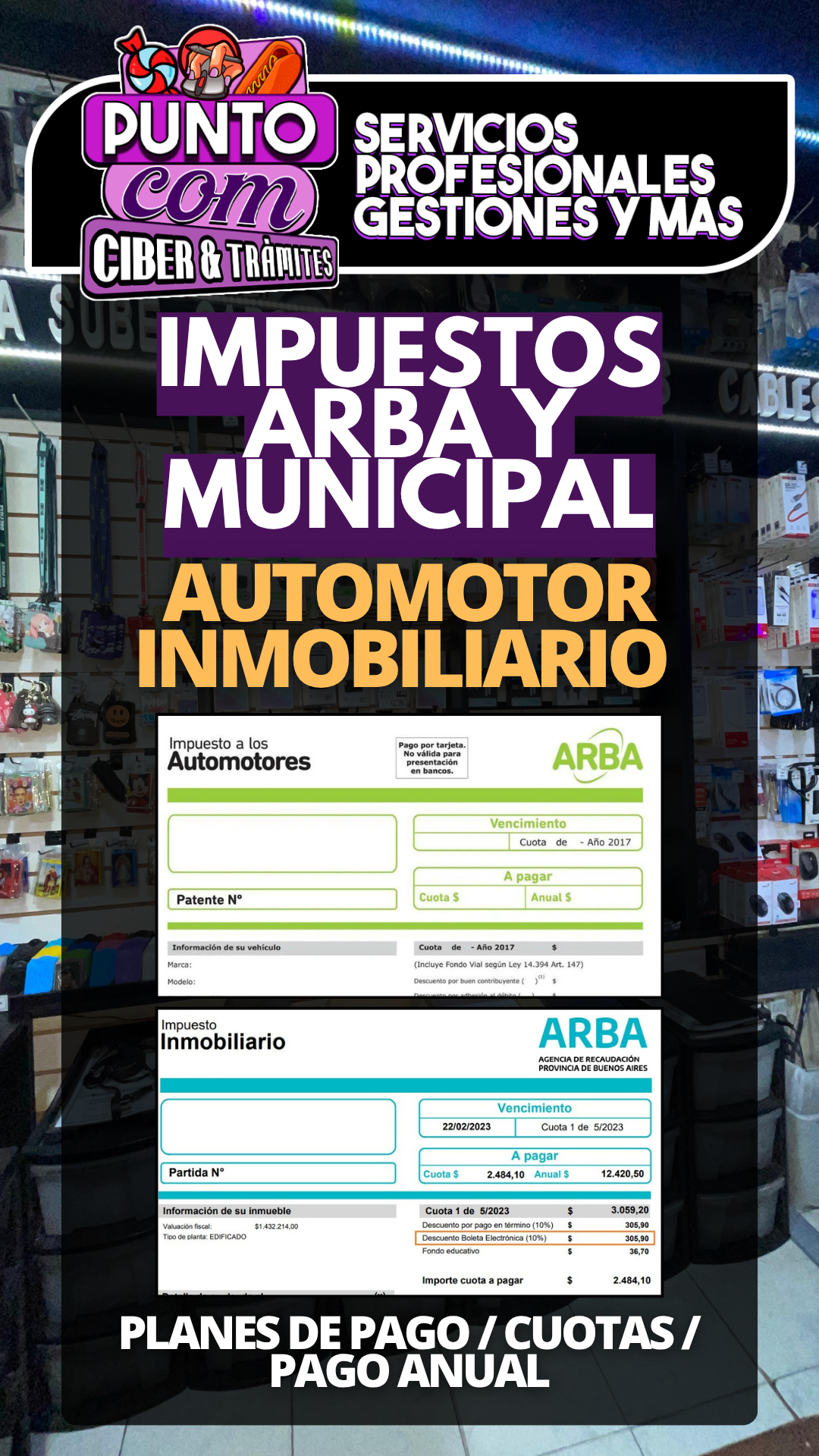 Impuestos ARBA y Municipal